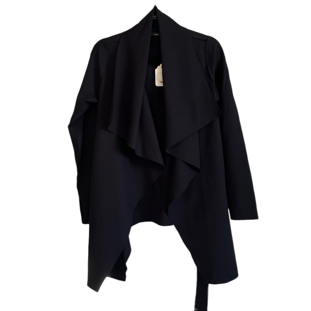 RUTI black jacket / wrap sweater